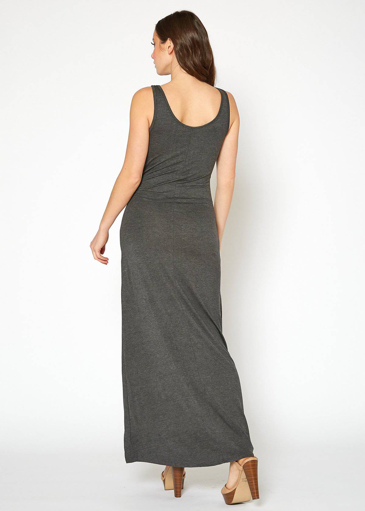 Buy Sleeveless Scoop Neck Maxi Dress by Shop at Konus