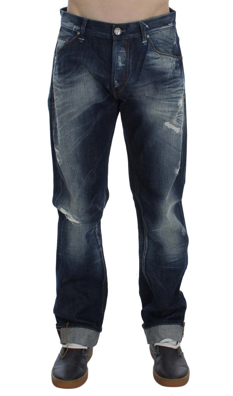 Authentic Regular Fit Blue Wash Jeans