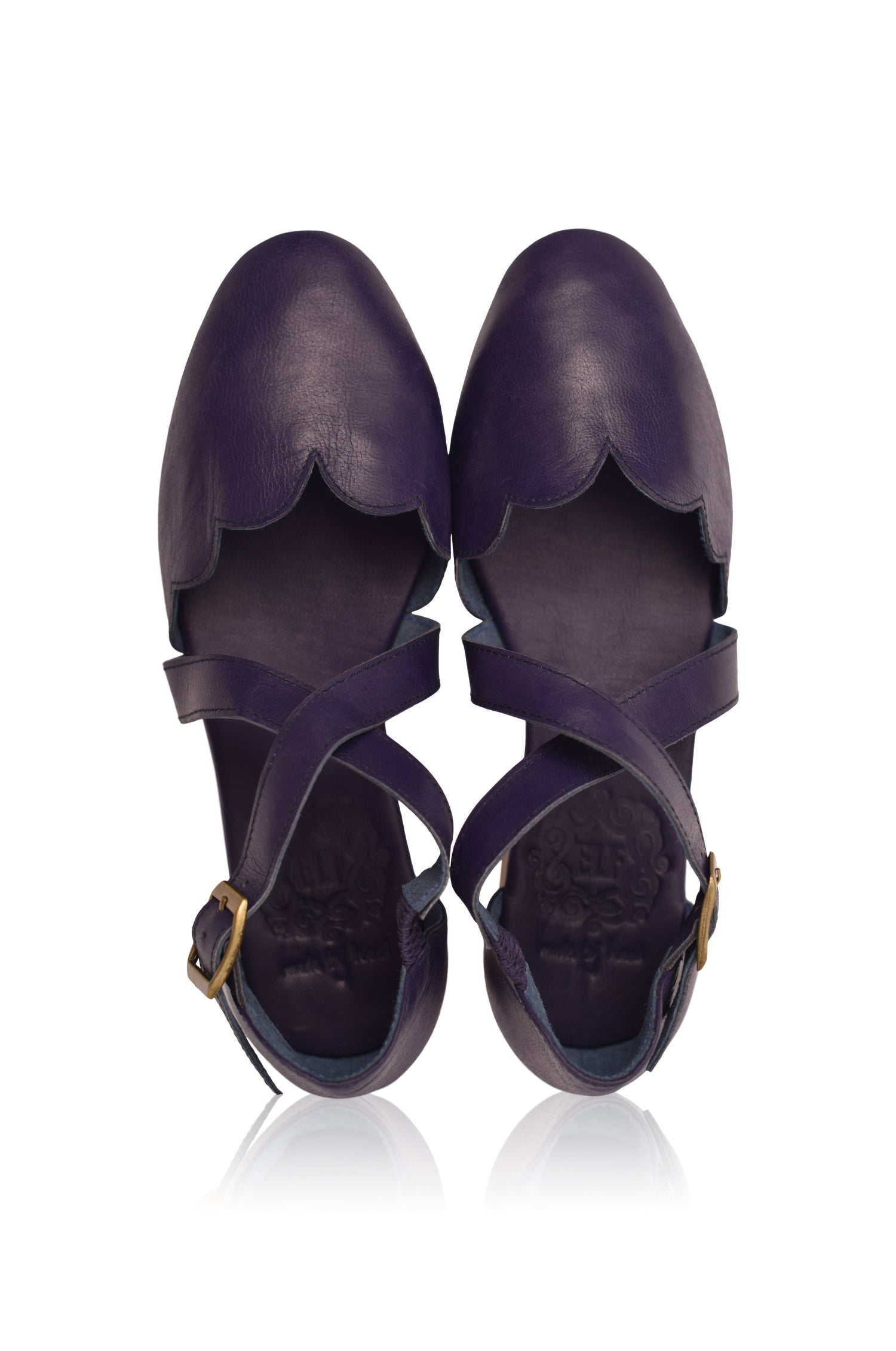 Buy Mangrove Leather Flats by Bali ELF