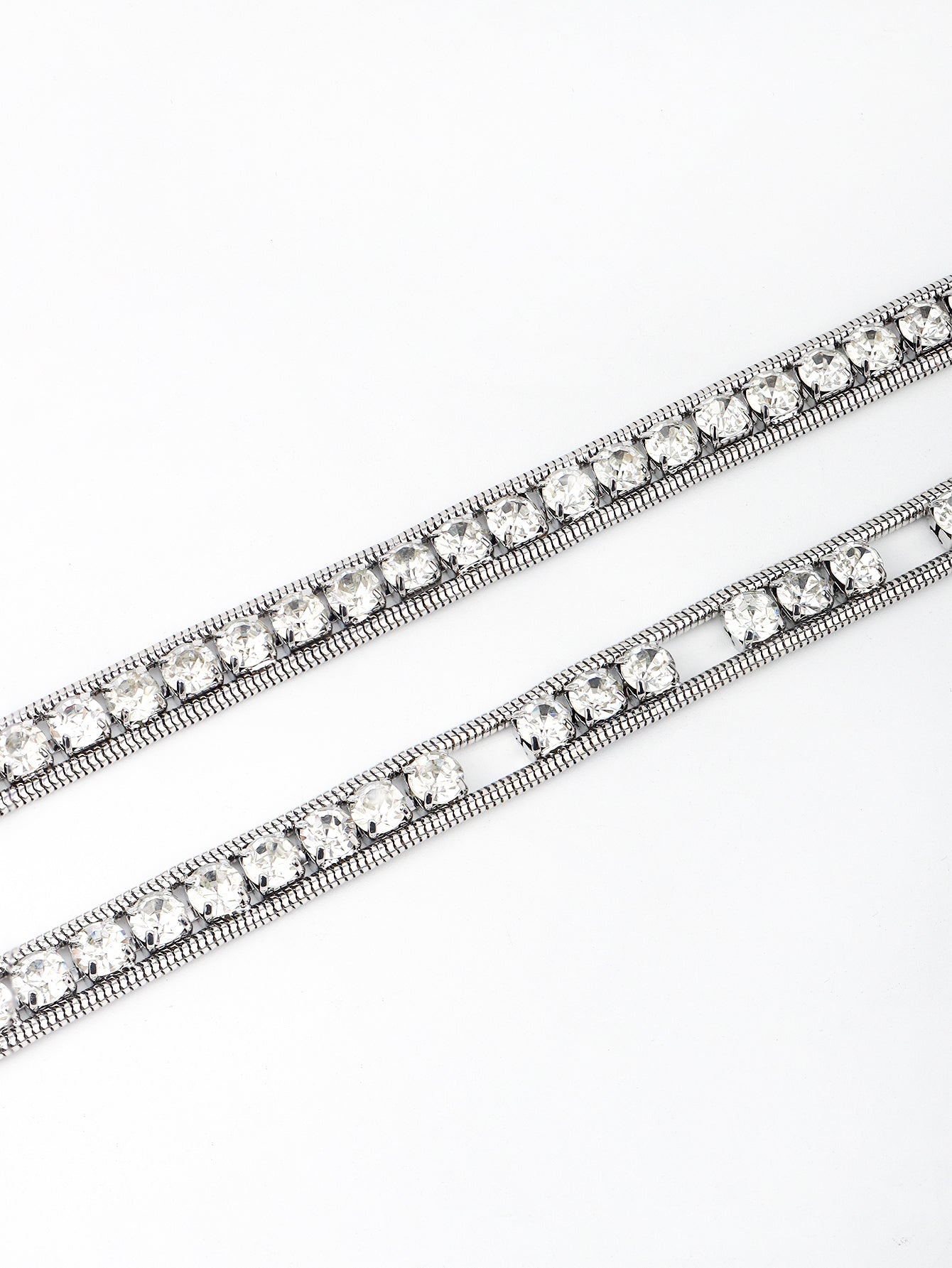 Buy Rhinestone Metal Belt by Faz