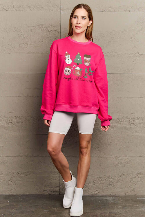 Buy Full Size JINGLE ALL THE WAY Long Sleeve Sweatshirt by Faz