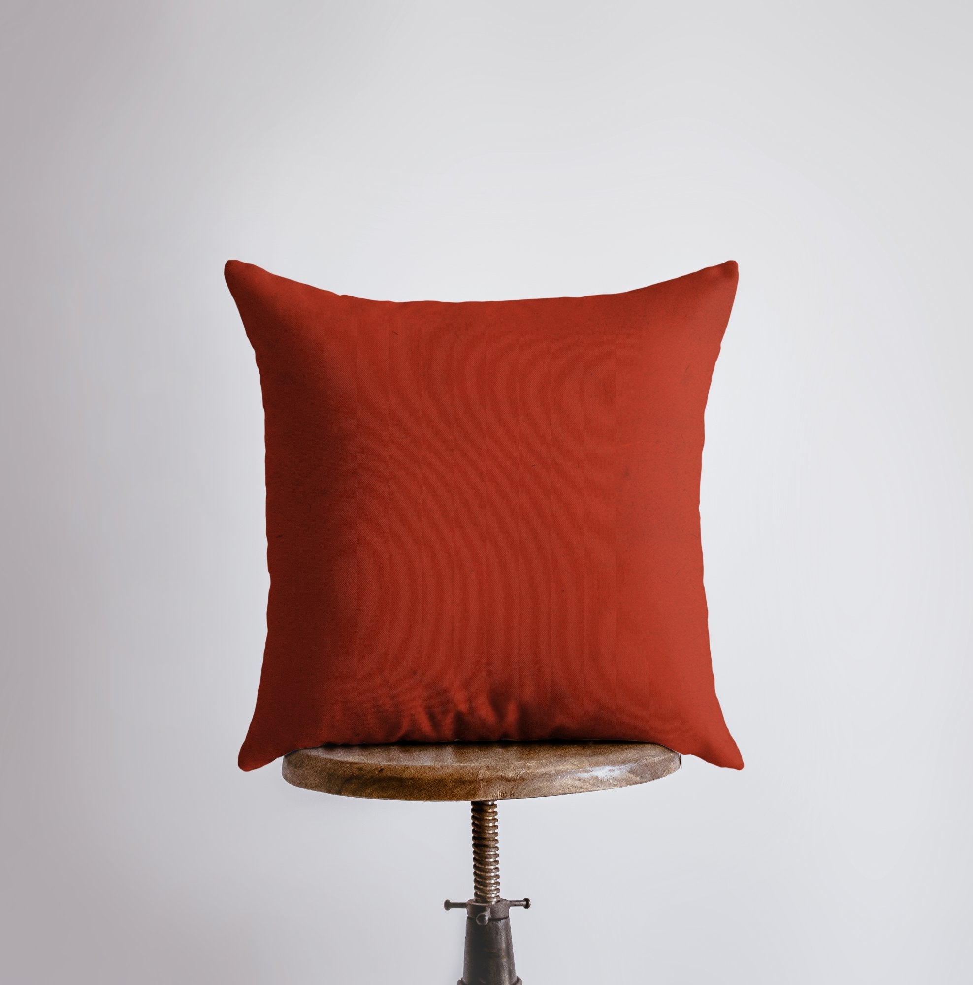 Joy to the World Red Throw Pillow Cover