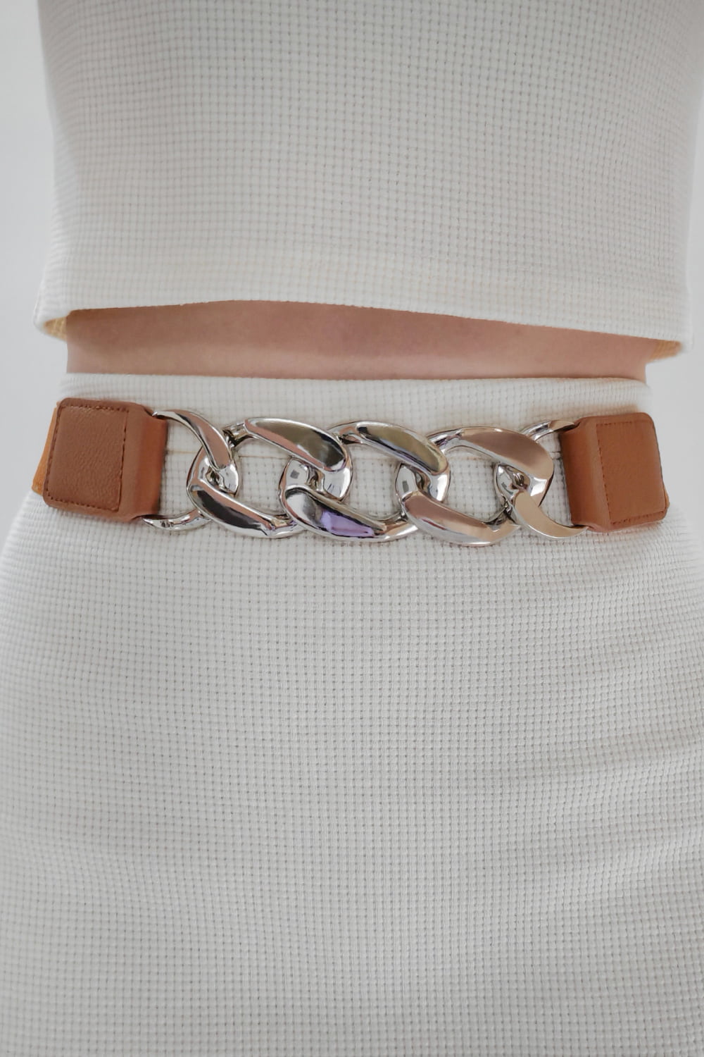 Buy Chain Detail Elastic Belt by Faz