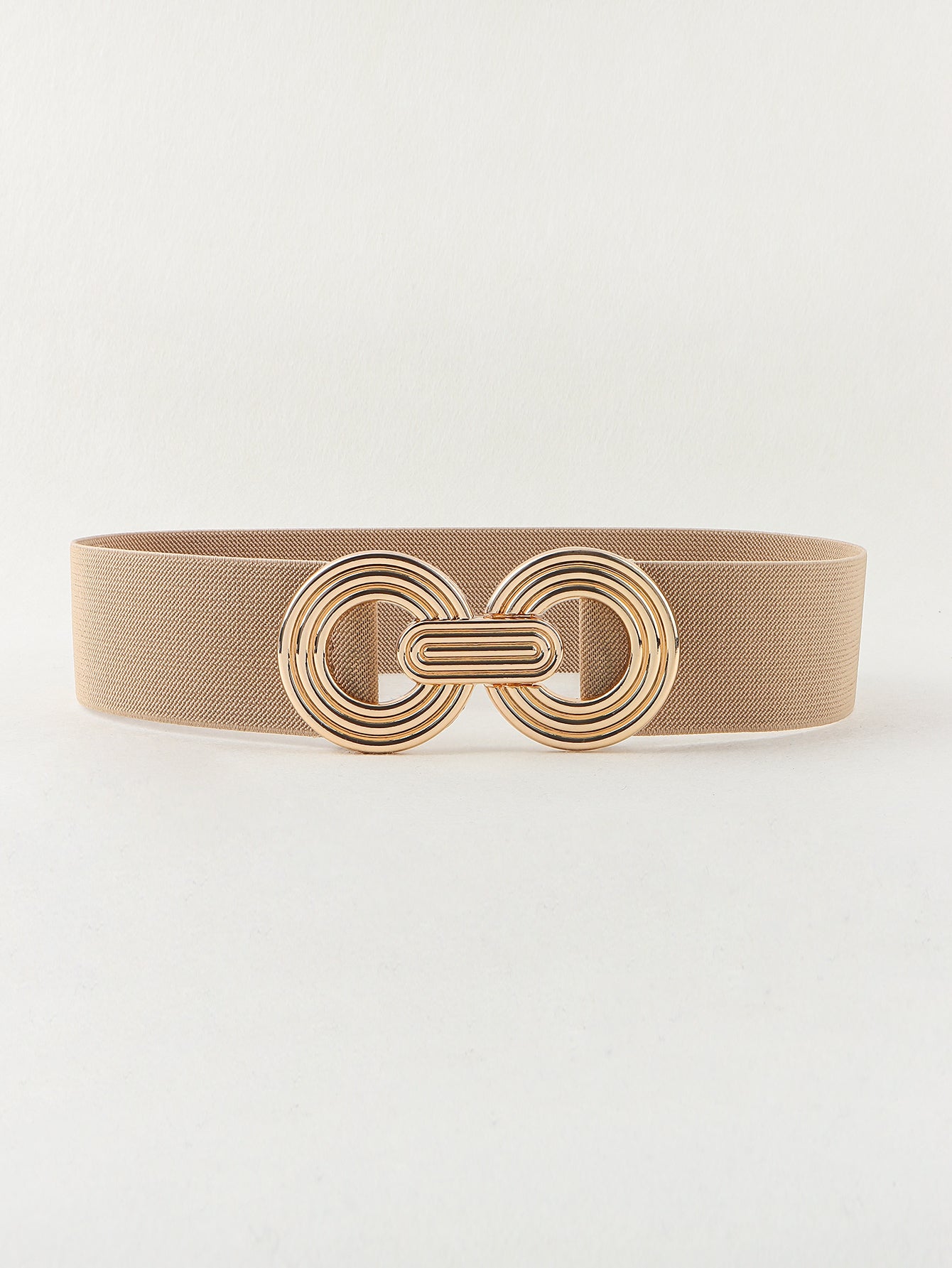Buy Geometric Buckle Elastic Wide Belt by Faz