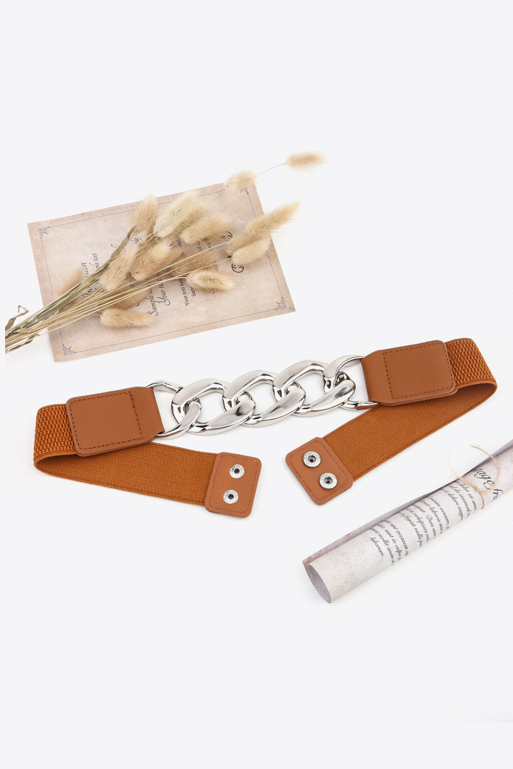 Buy Chain Detail Elastic Belt by Faz