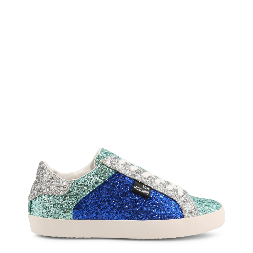 Love Moschino Embellished Glitter Trainers