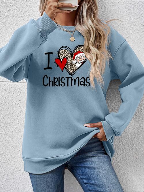 Buy CHRISTMAS Graphic Round Neck Sweatshirt by Faz