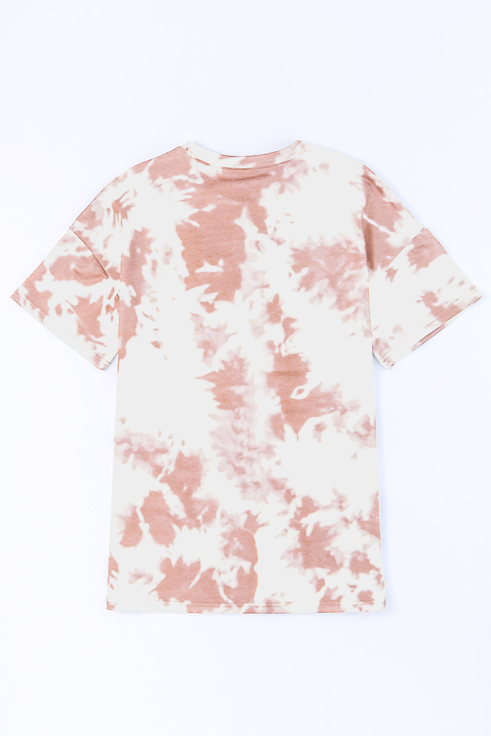 Buy Tie-Dye Round Neck Short Sleeve Tunic Tee by Faz