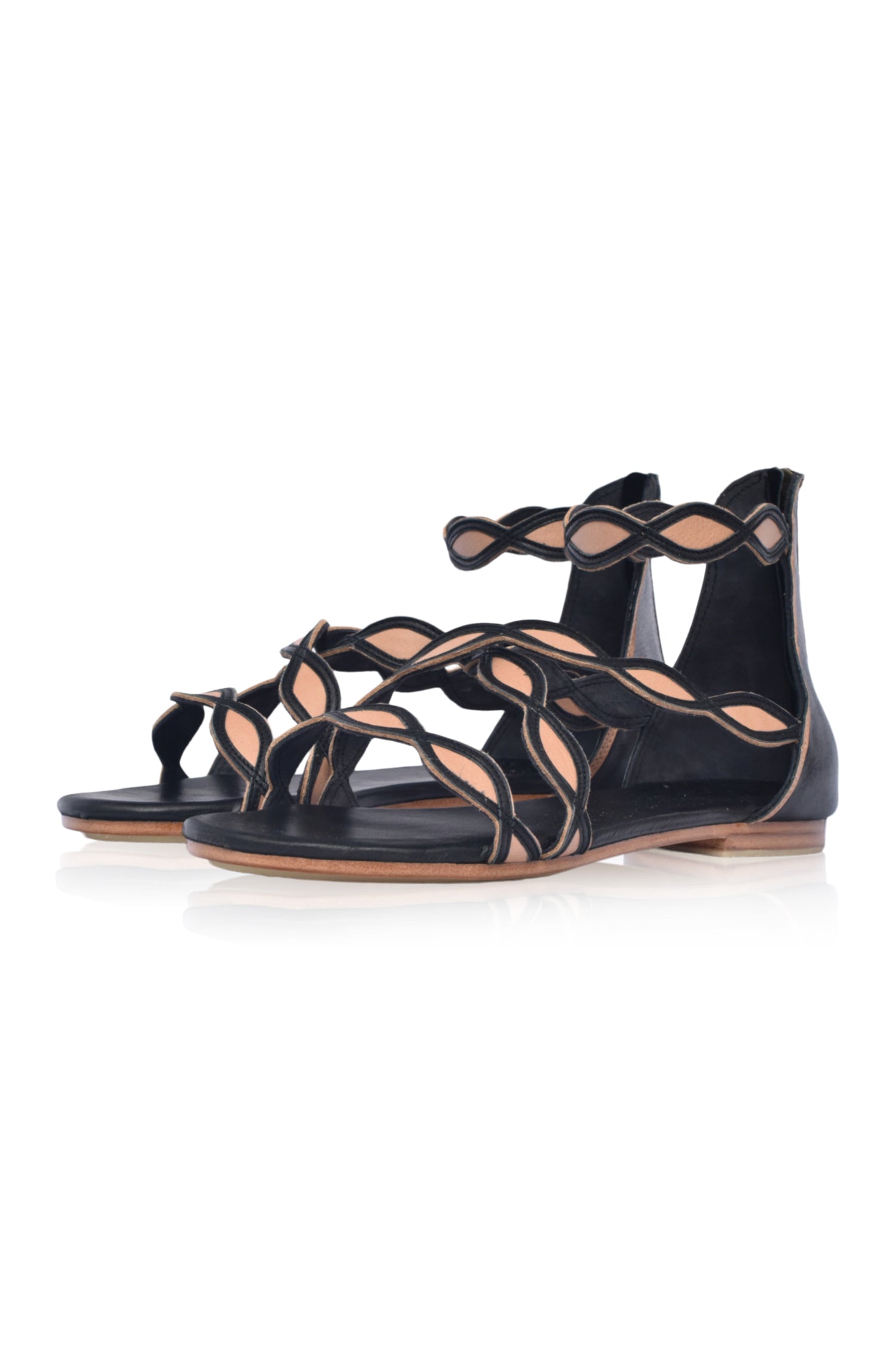 Buy Blossom Leather Sandals by Bali ELF