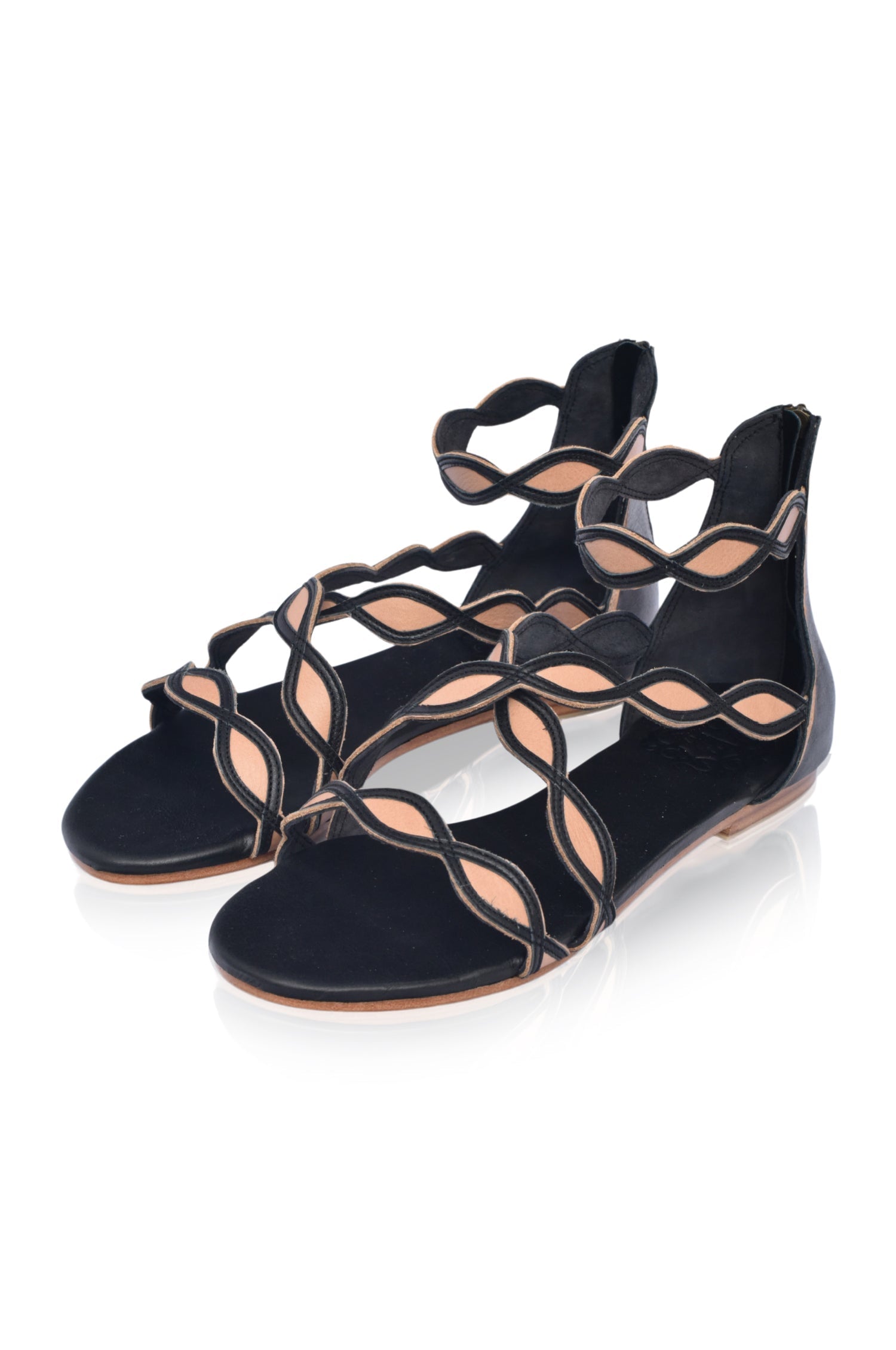 Buy Blossom Leather Sandals by Bali ELF