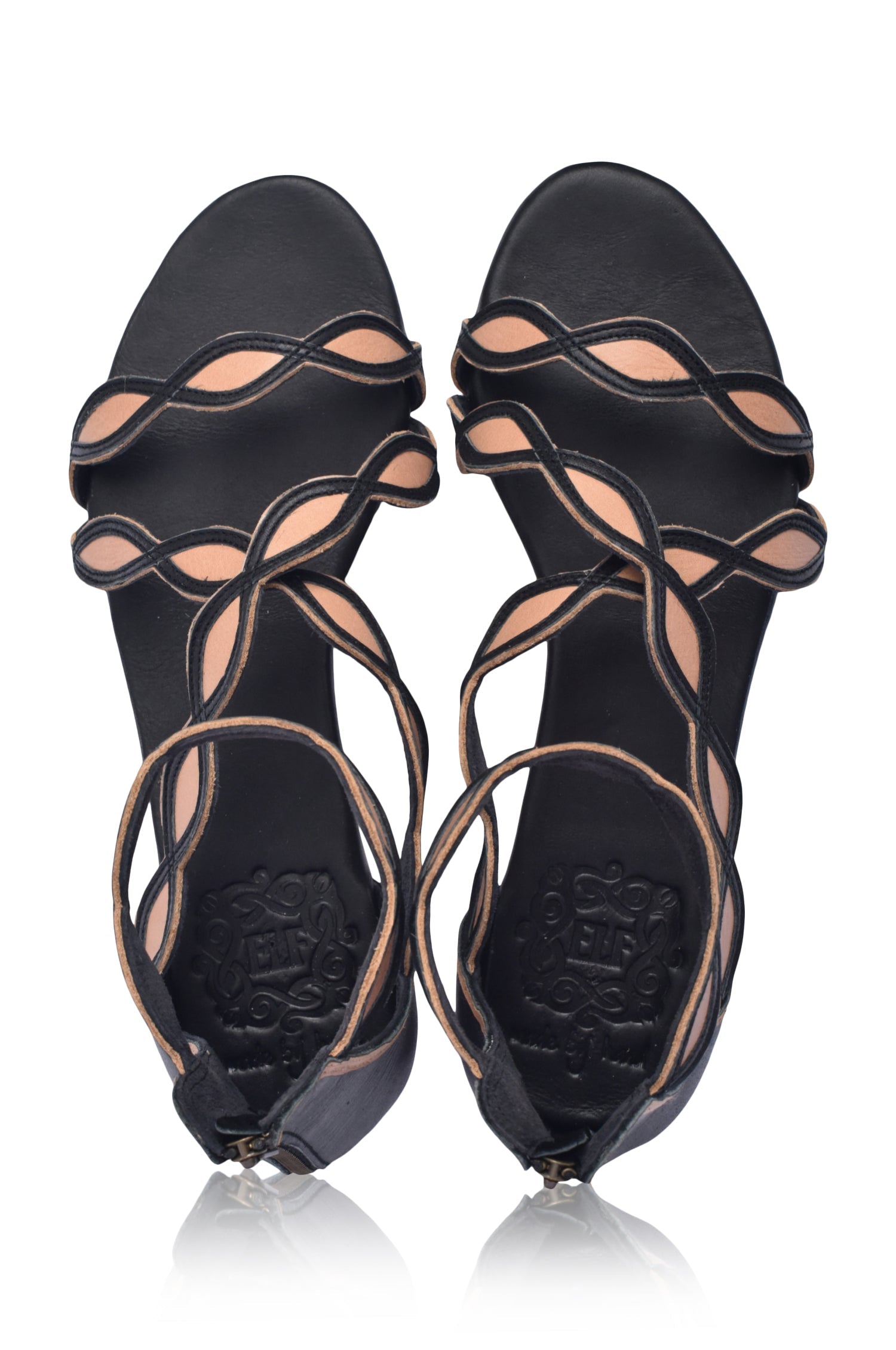 Buy Blossom Leather Sandals by Bali ELF