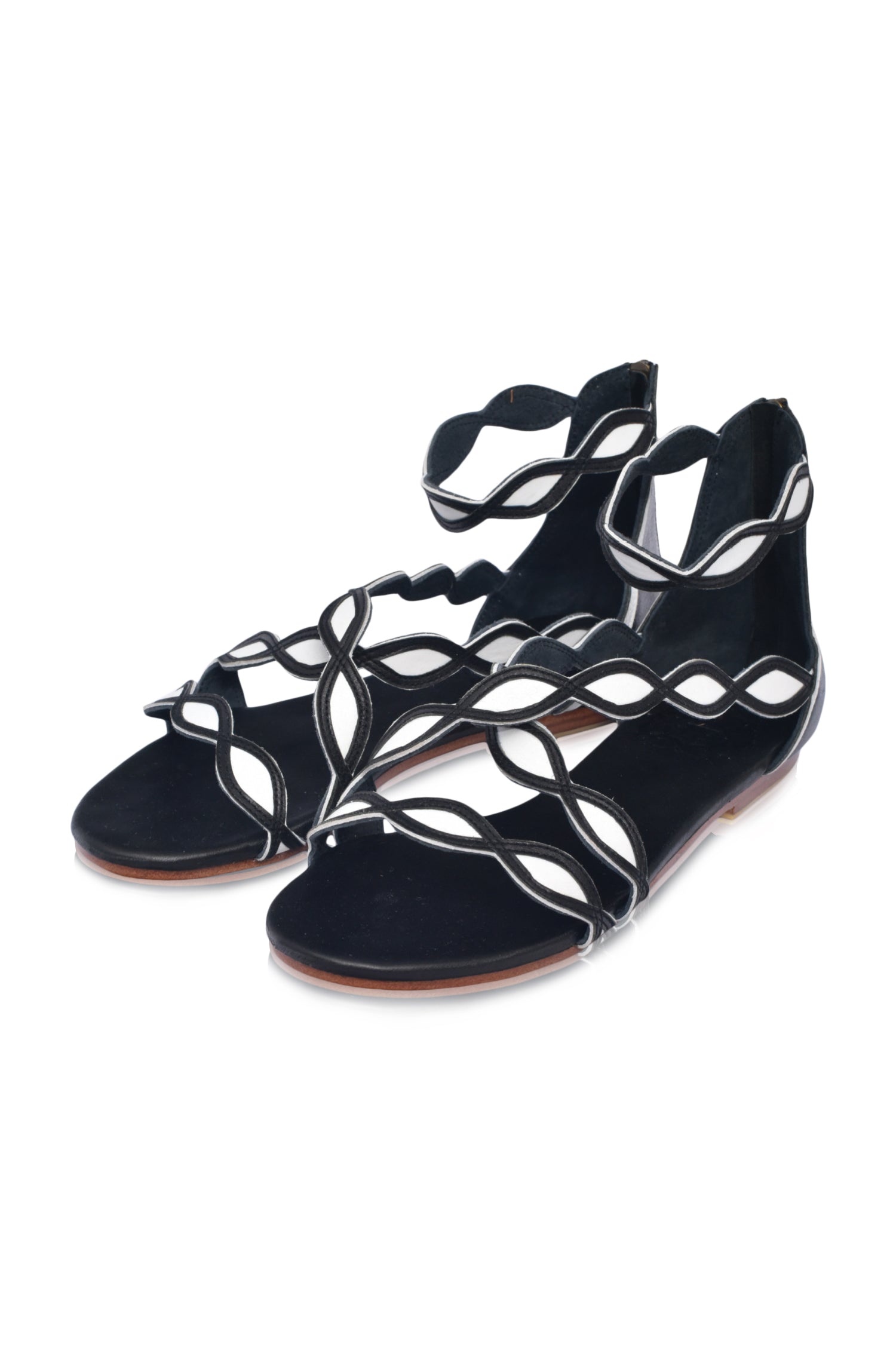 Buy Blossom Leather Sandals by Bali ELF