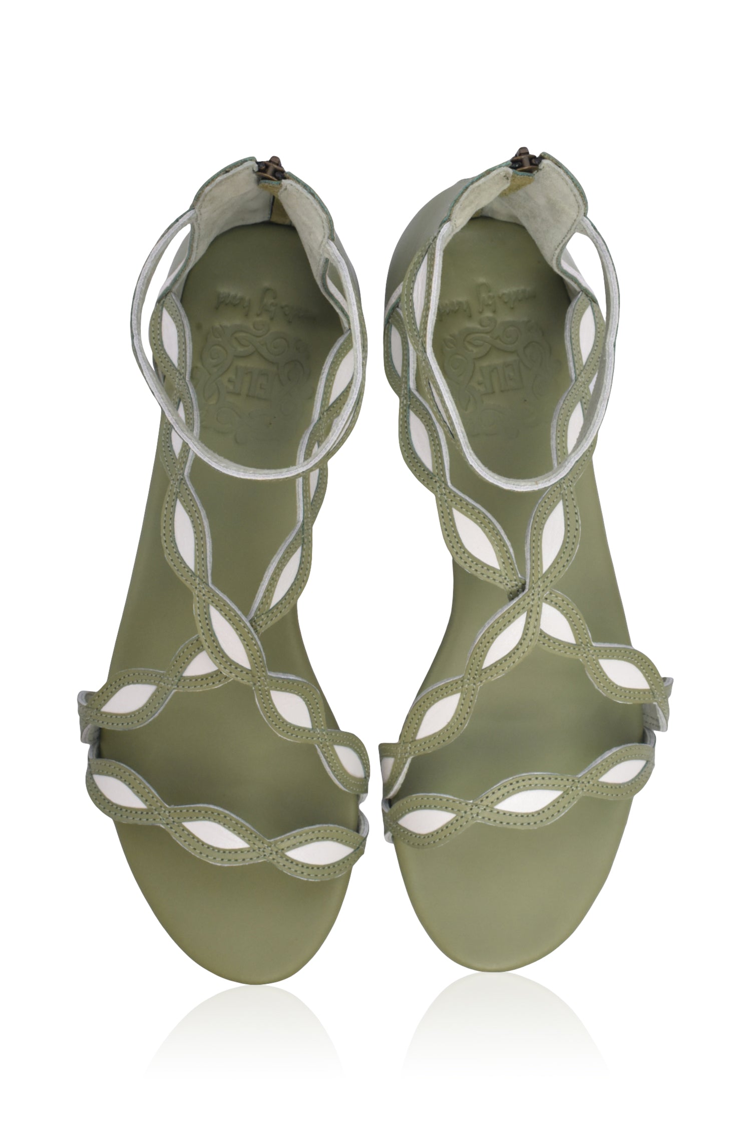 Buy Blossom Leather Sandals by Bali ELF