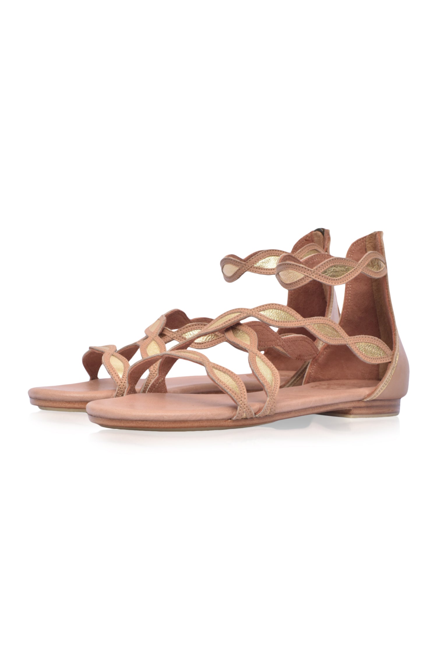 Buy Blossom Leather Sandals by Bali ELF