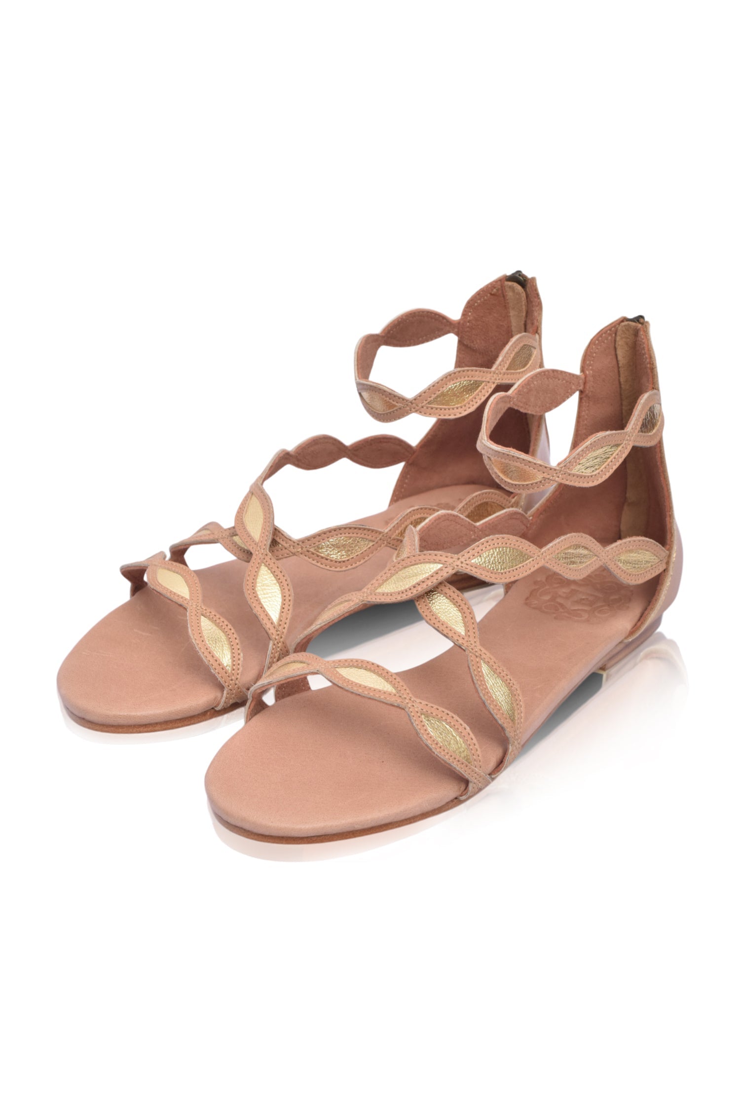 Buy Blossom Leather Sandals by Bali ELF