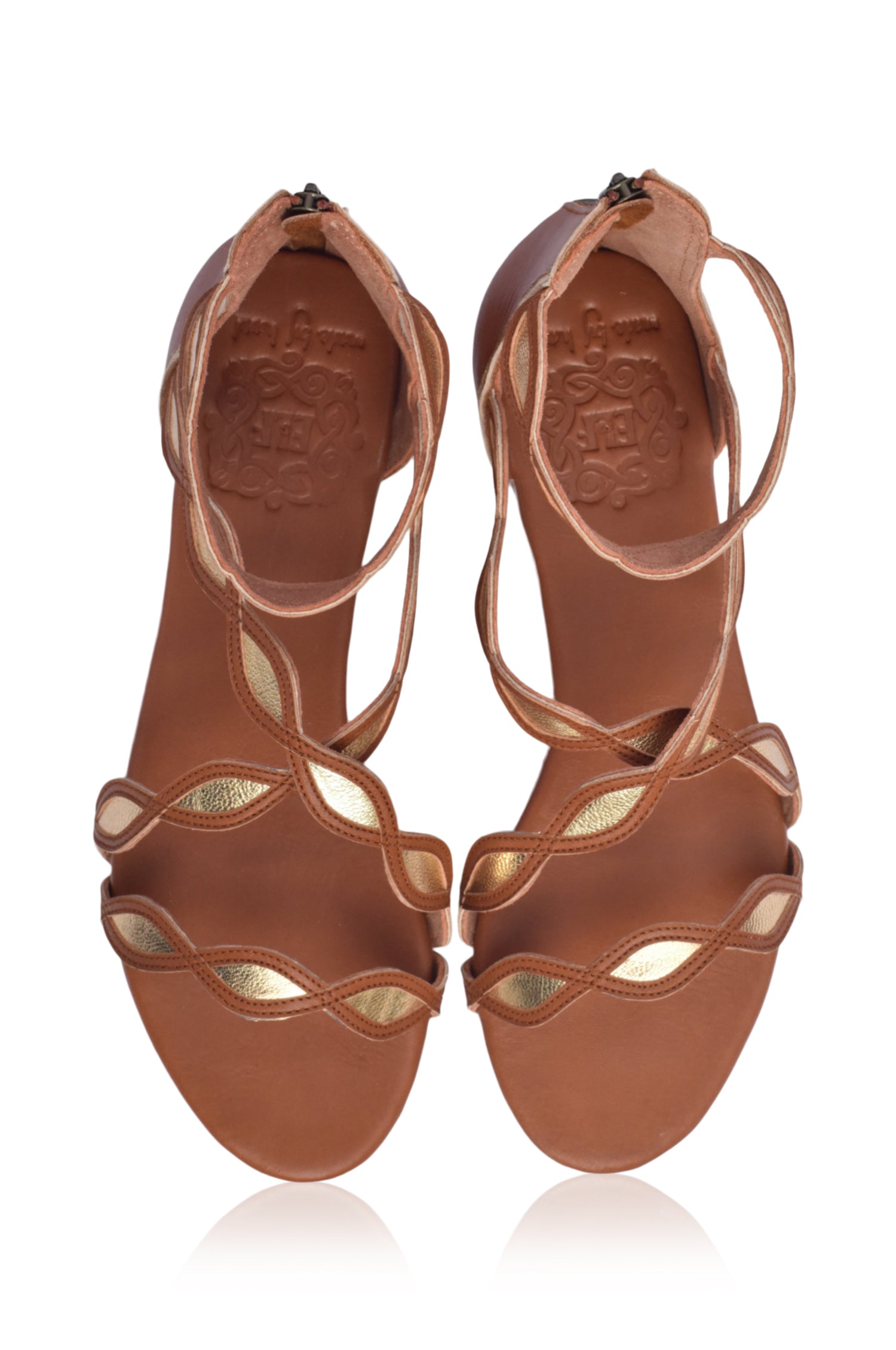 Buy Blossom Leather Sandals by Bali ELF