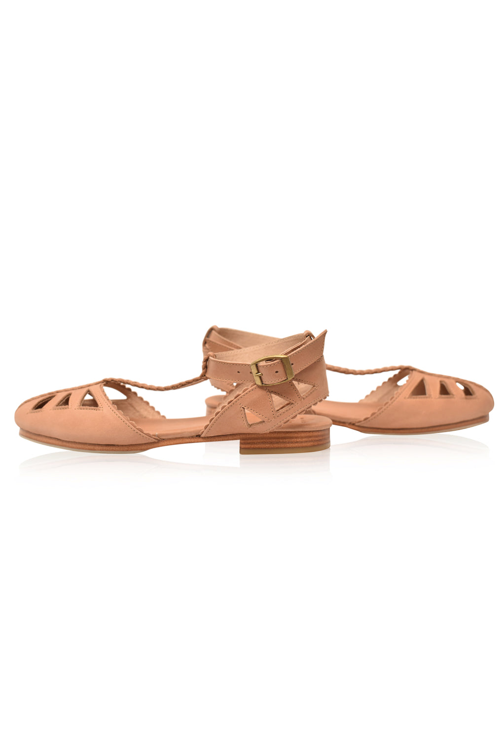 Buy Bounty T-strap Leather Sandals by Bali ELF