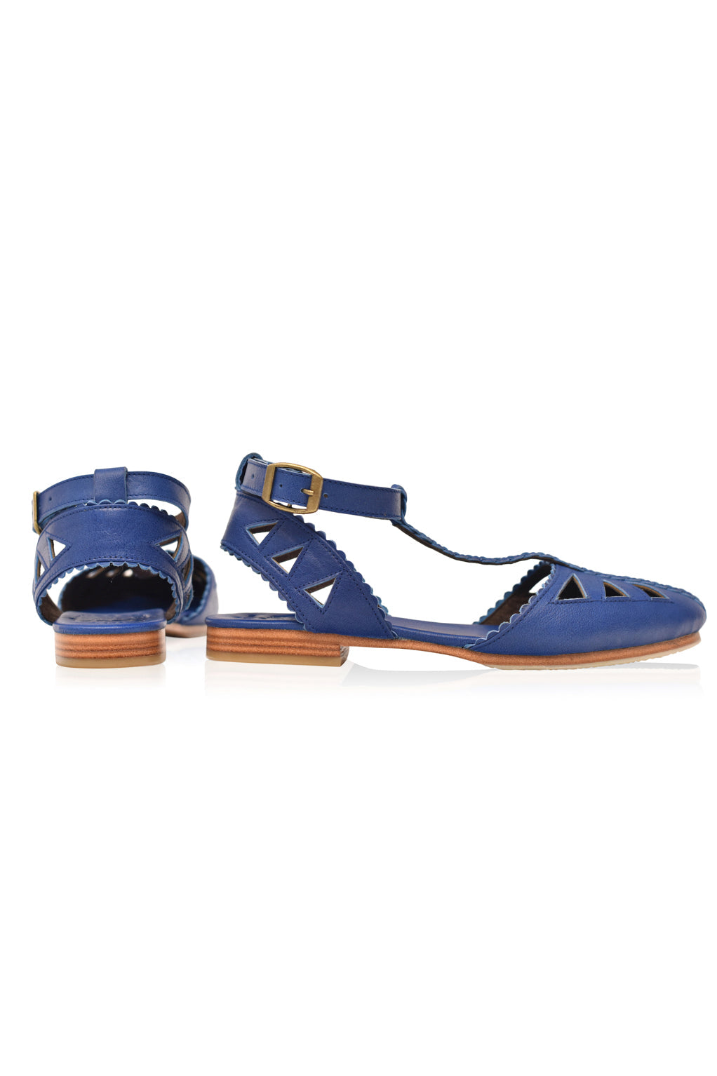 Buy Bounty T-strap Leather Sandals by Bali ELF