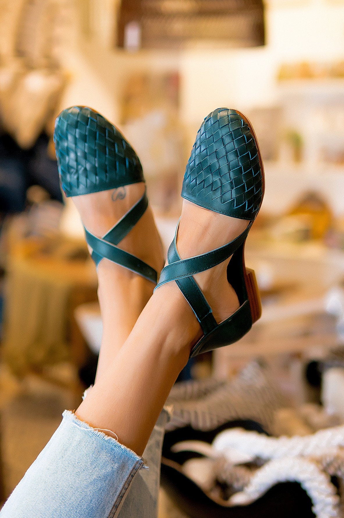 Buy Riviera Leather Flats by Bali ELF