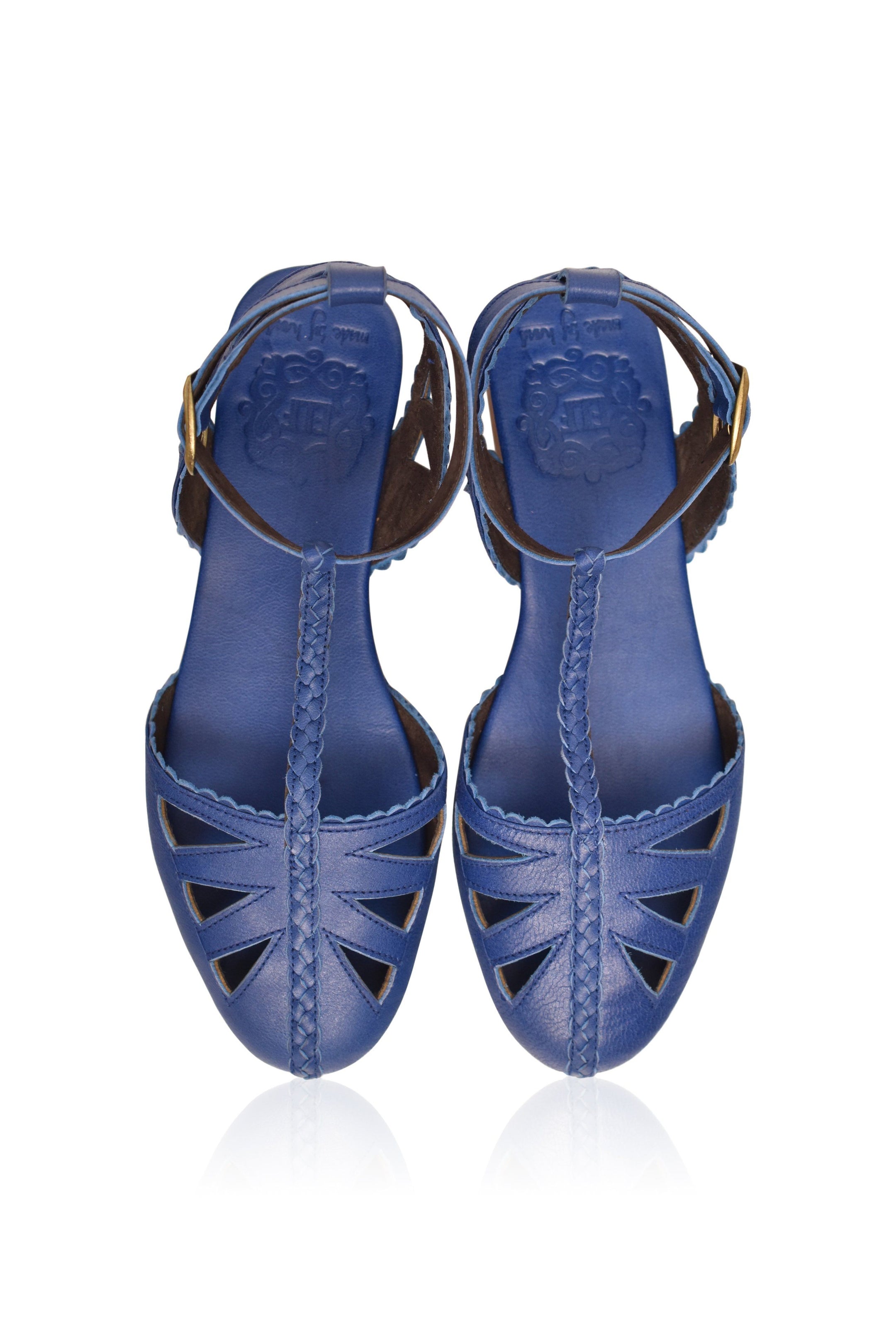Buy Bounty T-strap Leather Sandals by Bali ELF