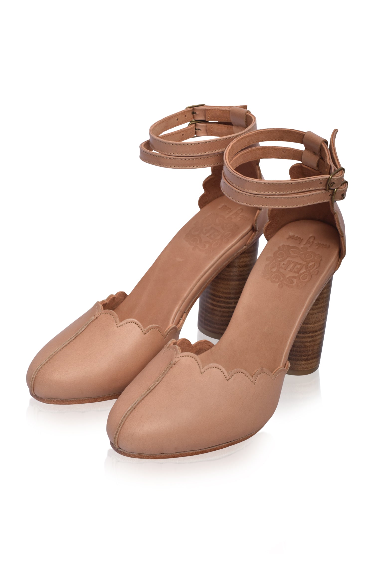 Buy Flamingo Leather Heels by ELF