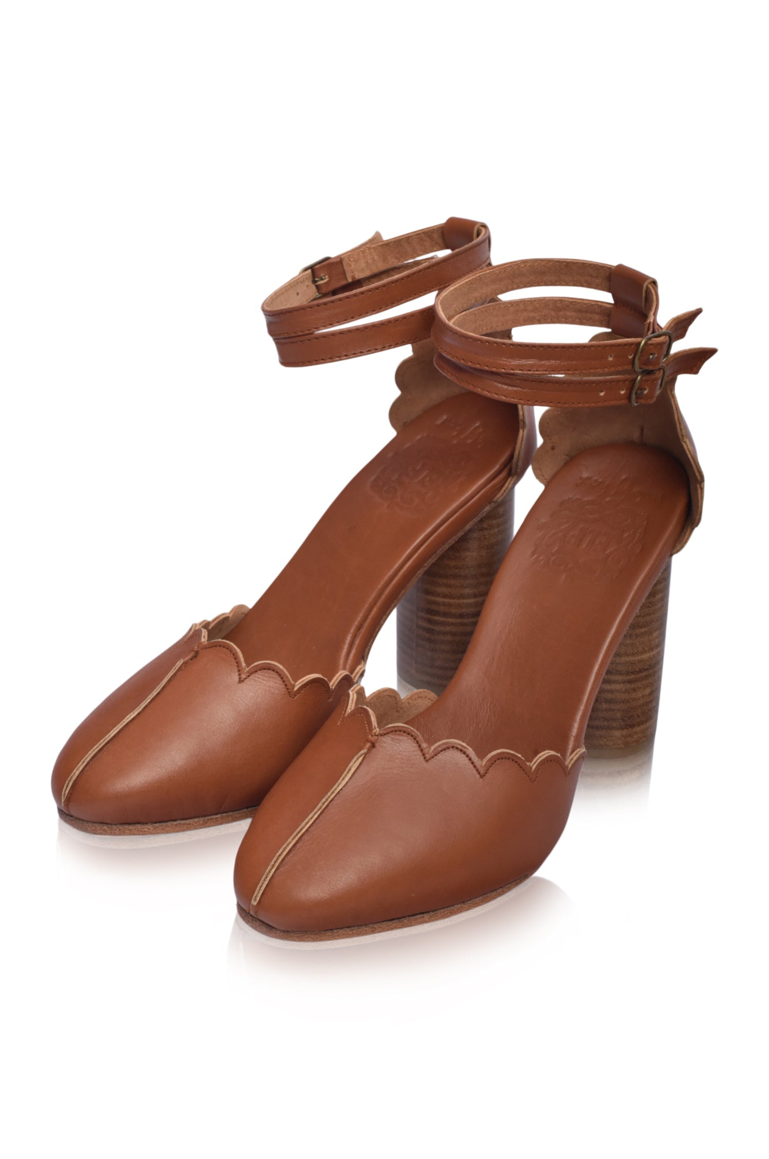 Buy Flamingo Leather Heels by Bali ELF