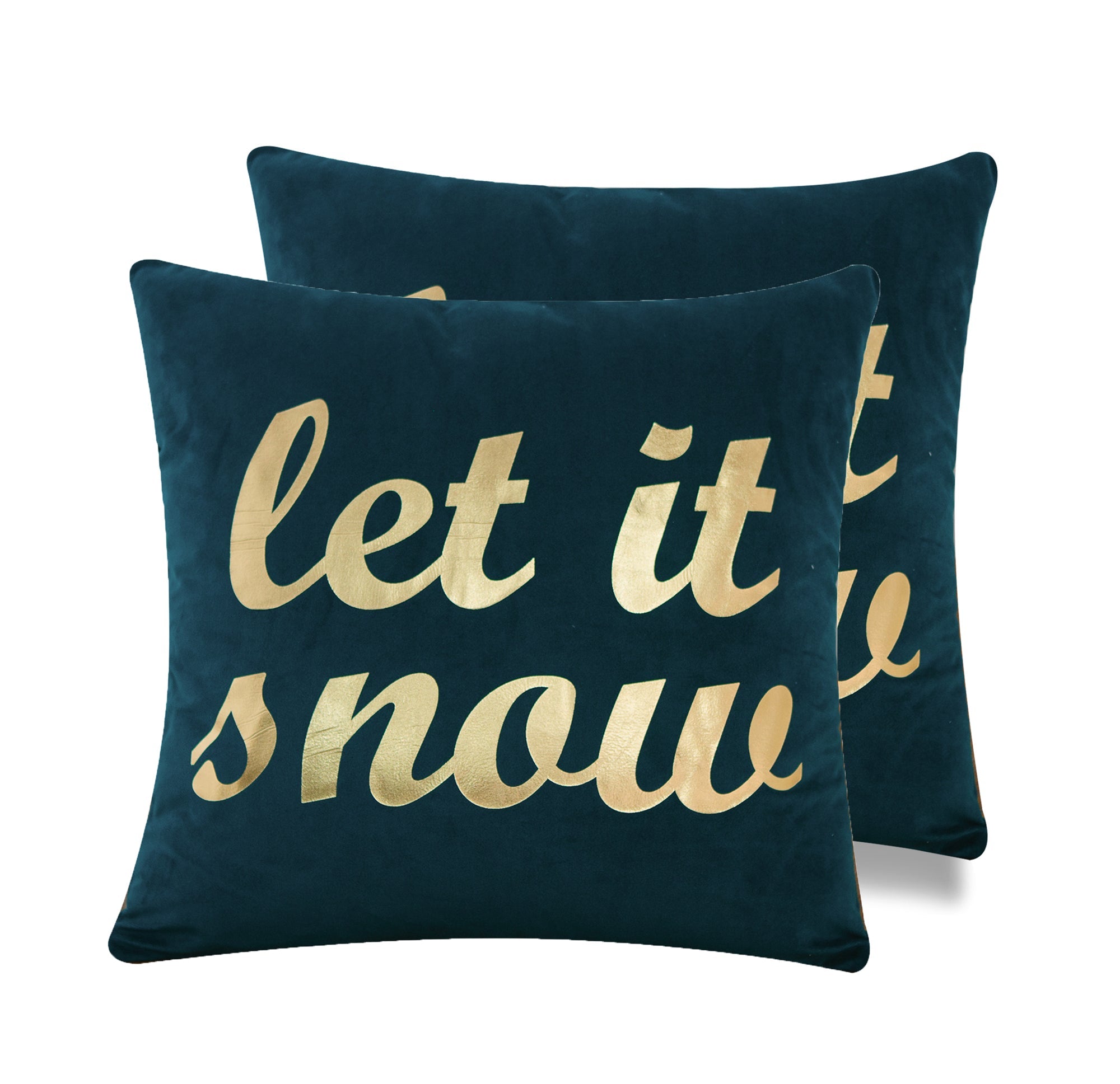 Buy Christmas Icons Throw Pillow Cover set by Peterson Housewares & Artwares