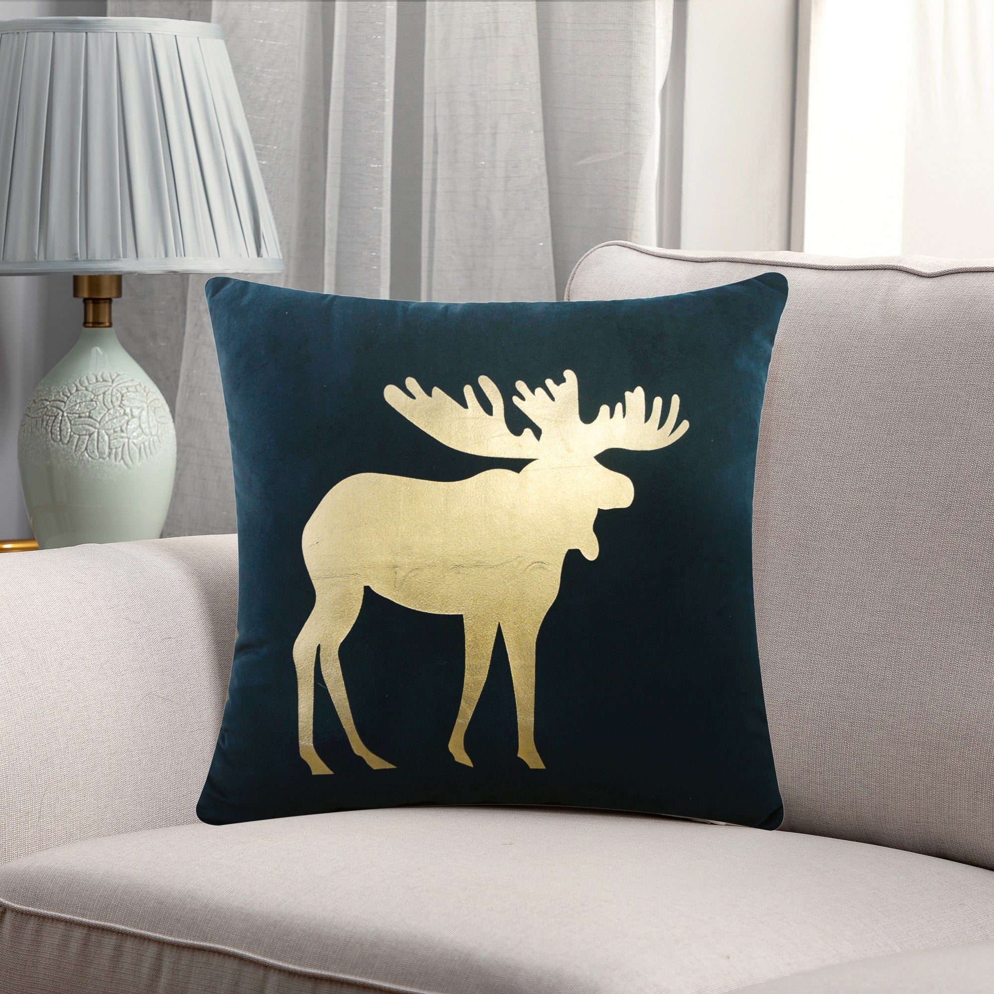 Buy Christmas Icons Throw Pillow Cover set by Peterson Housewares & Artwares