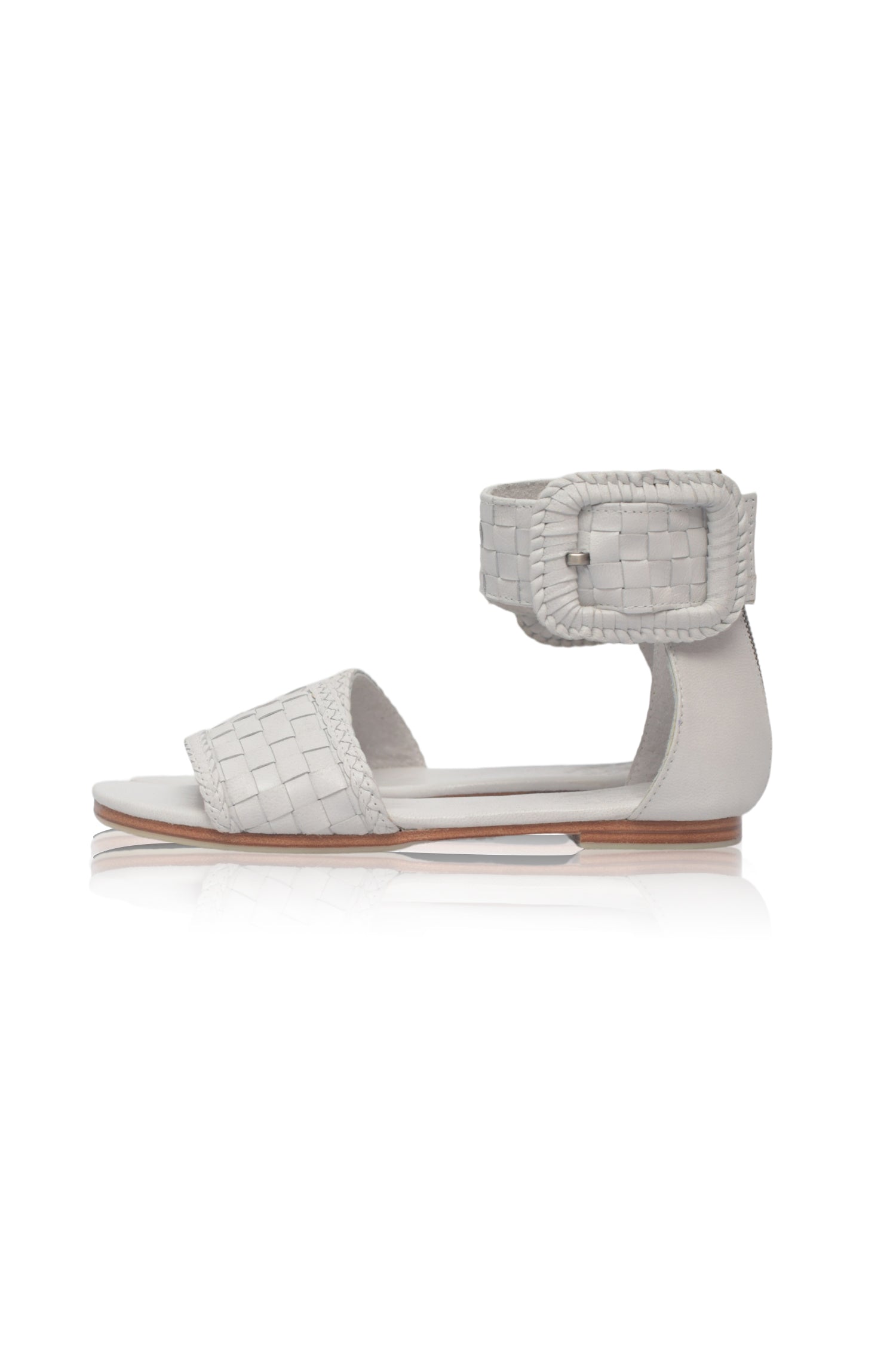 Buy Madagascar Woven Leather Sandals by ELF