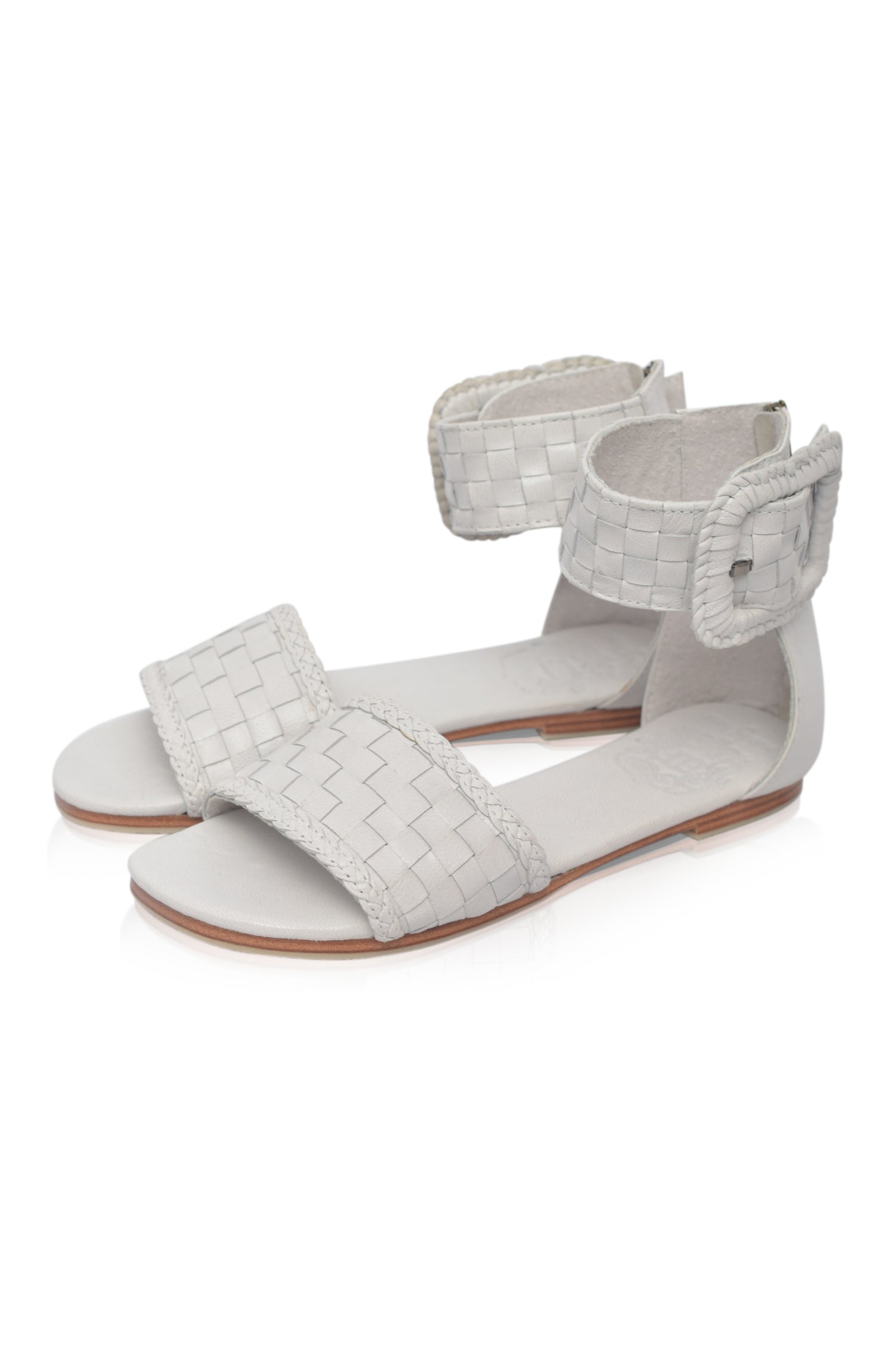 Buy Madagascar Woven Leather Sandals by ELF