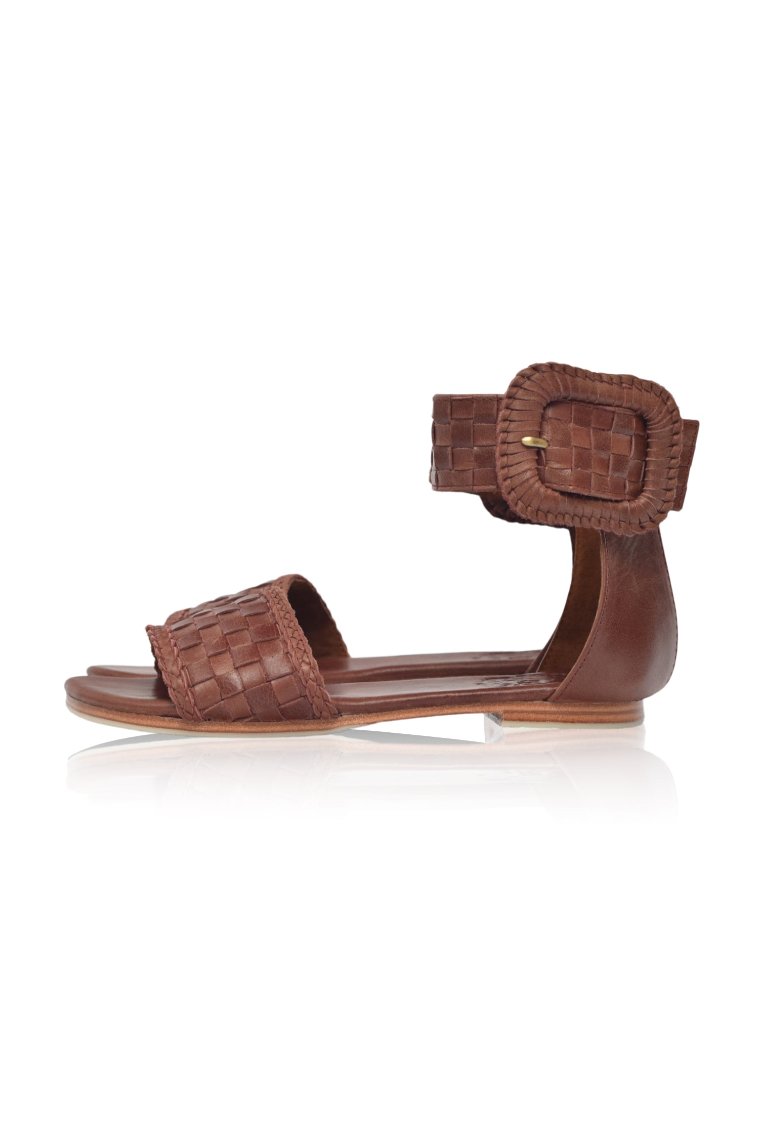 Buy Madagascar Woven Leather Sandals by ELF