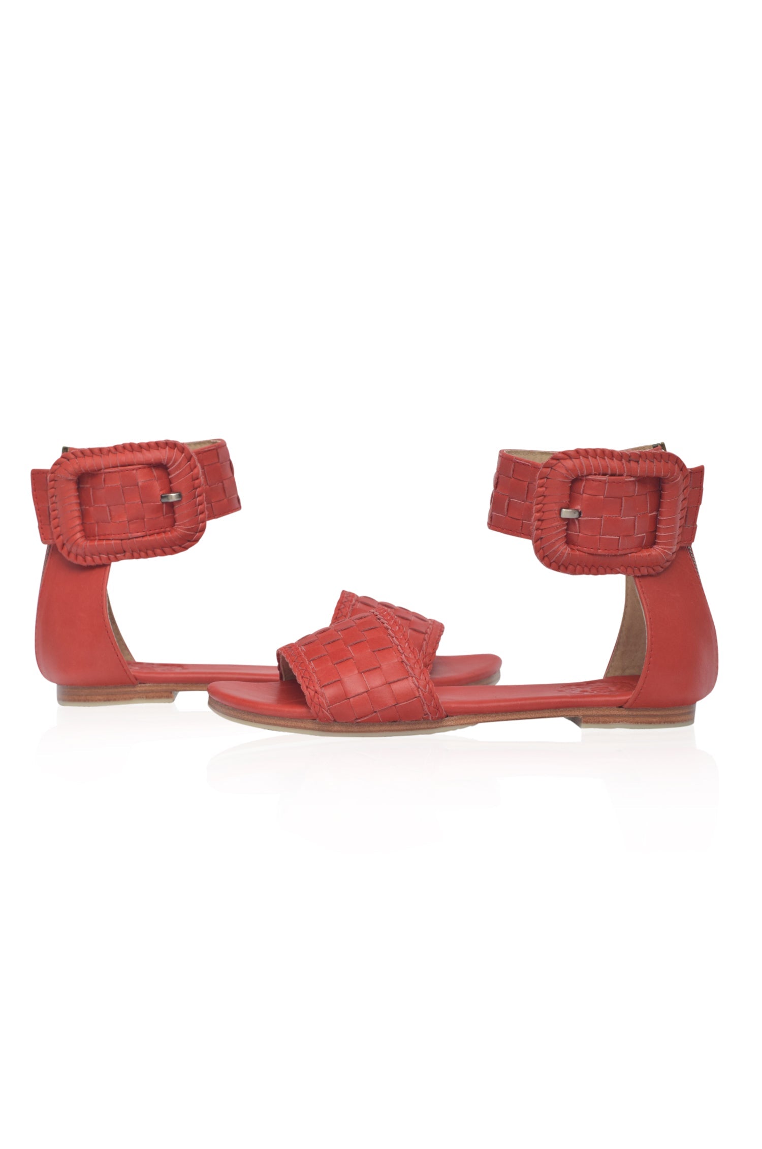 Buy Madagascar Woven Leather Sandals by ELF