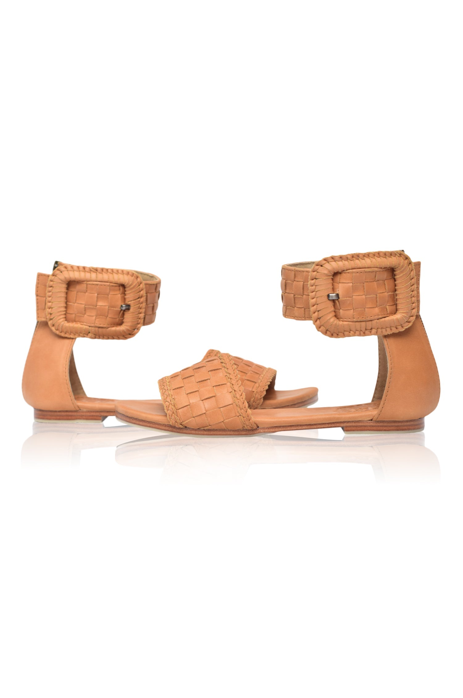 Buy Madagascar Woven Leather Sandals by ELF