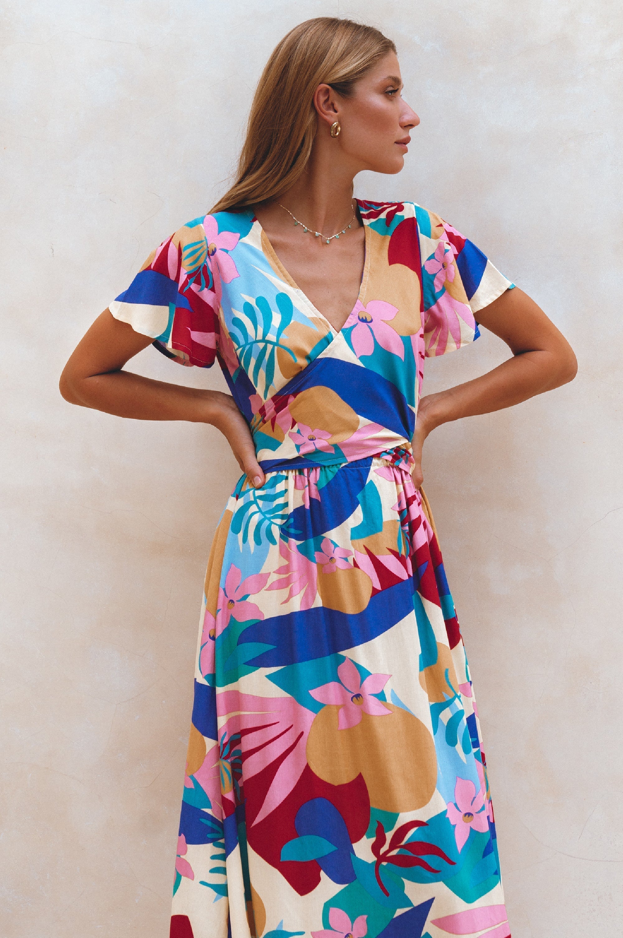 Buy Samara Convertible Midi Dress by Bali ELF