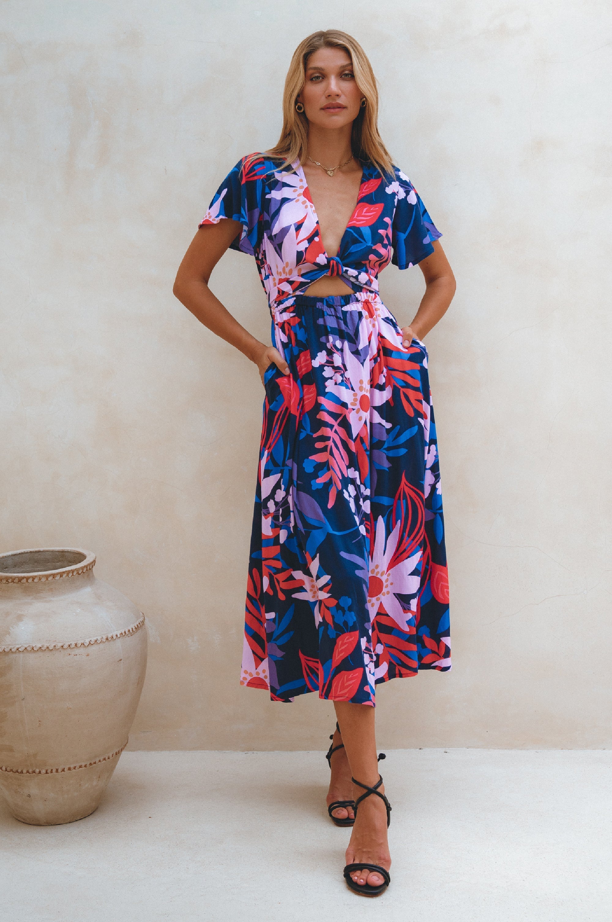 Buy Samara Convertible Midi Dress by Bali ELF