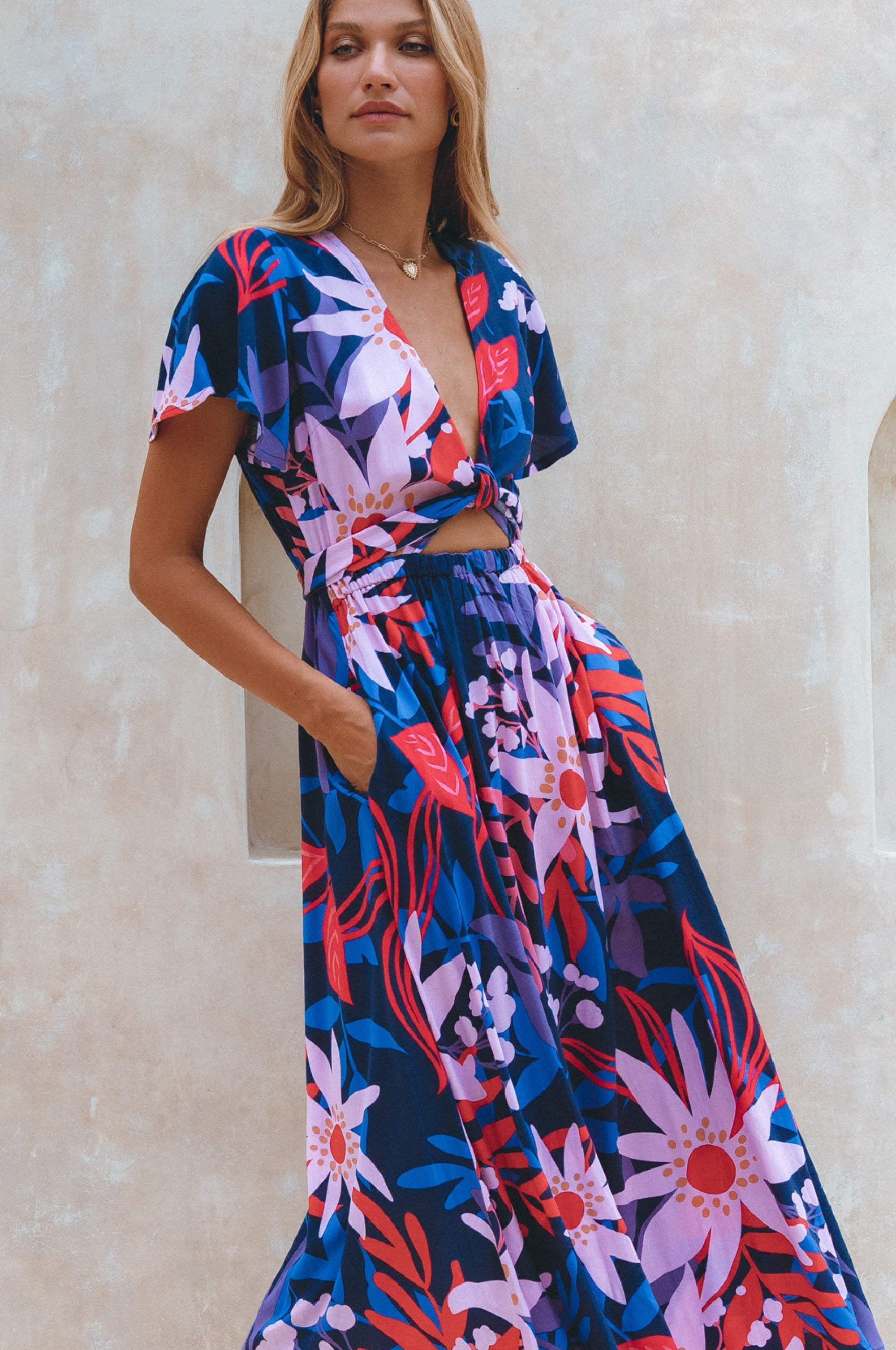 Buy Samara Convertible Midi Dress by Bali ELF