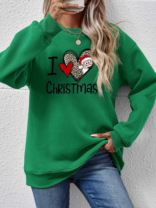 Buy CHRISTMAS Graphic Round Neck Sweatshirt by Faz