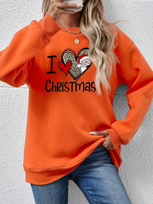 Buy CHRISTMAS Graphic Round Neck Sweatshirt by Faz