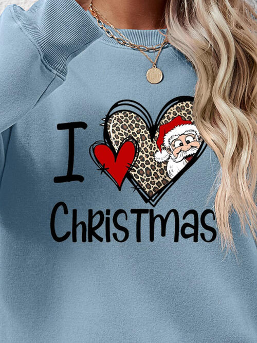 Buy CHRISTMAS Graphic Round Neck Sweatshirt by Faz