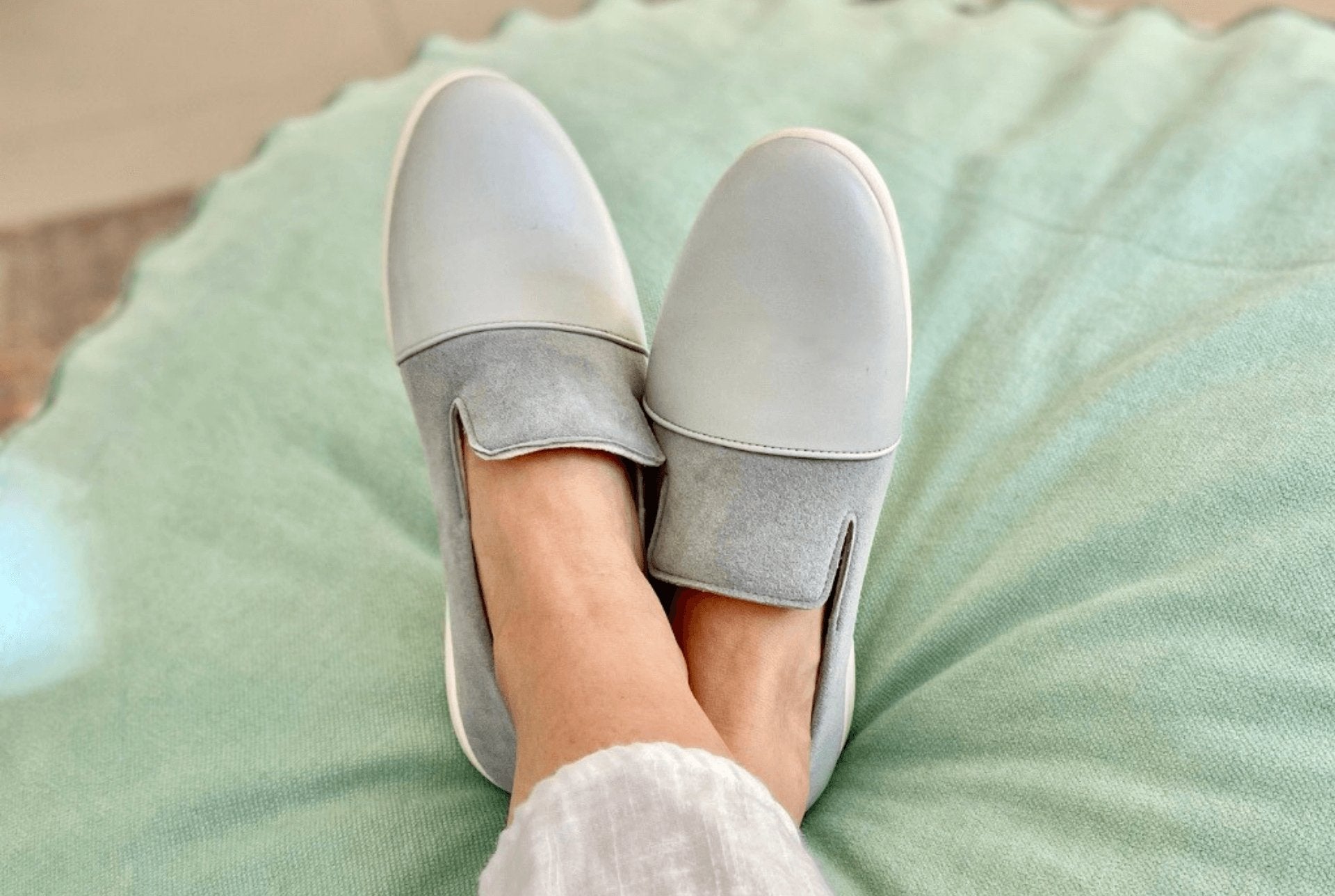 Buy House Loafers | Blue / Grey by Dooeys