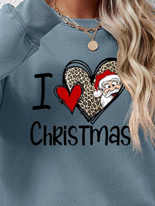 Buy CHRISTMAS Graphic Round Neck Sweatshirt by Faz