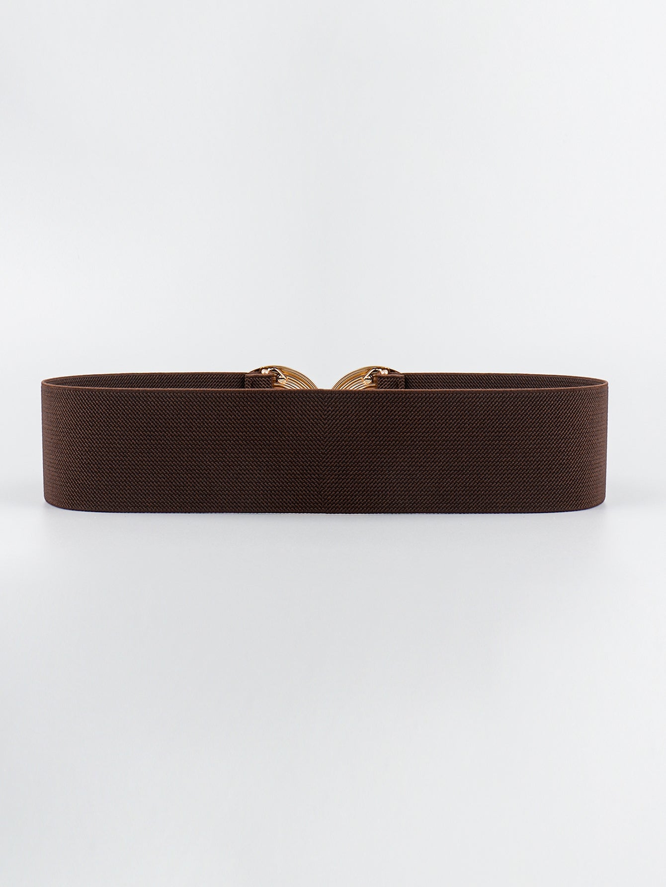 Buy Geometric Buckle Elastic Wide Belt by Faz
