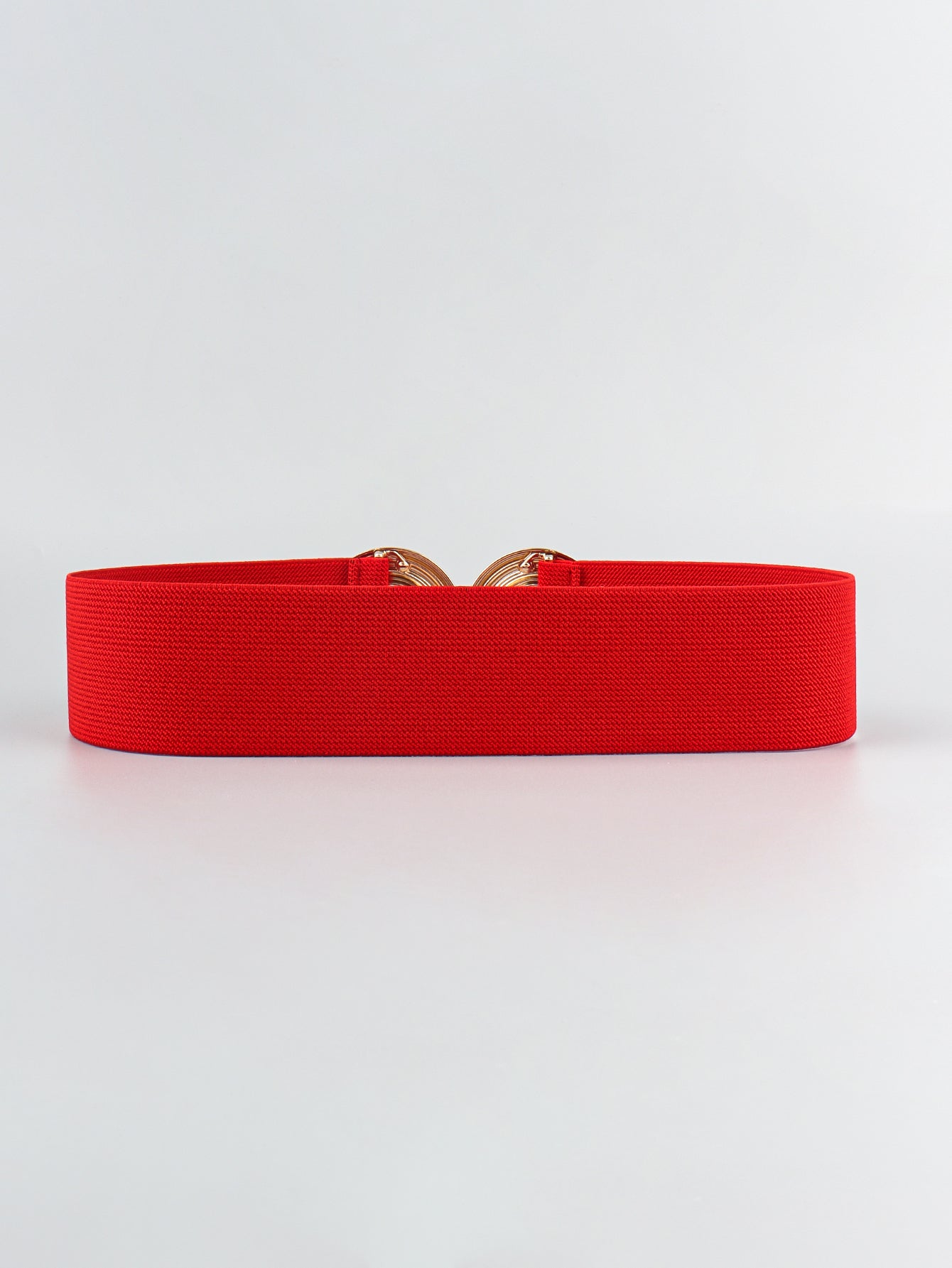 Buy Geometric Buckle Elastic Wide Belt by Faz