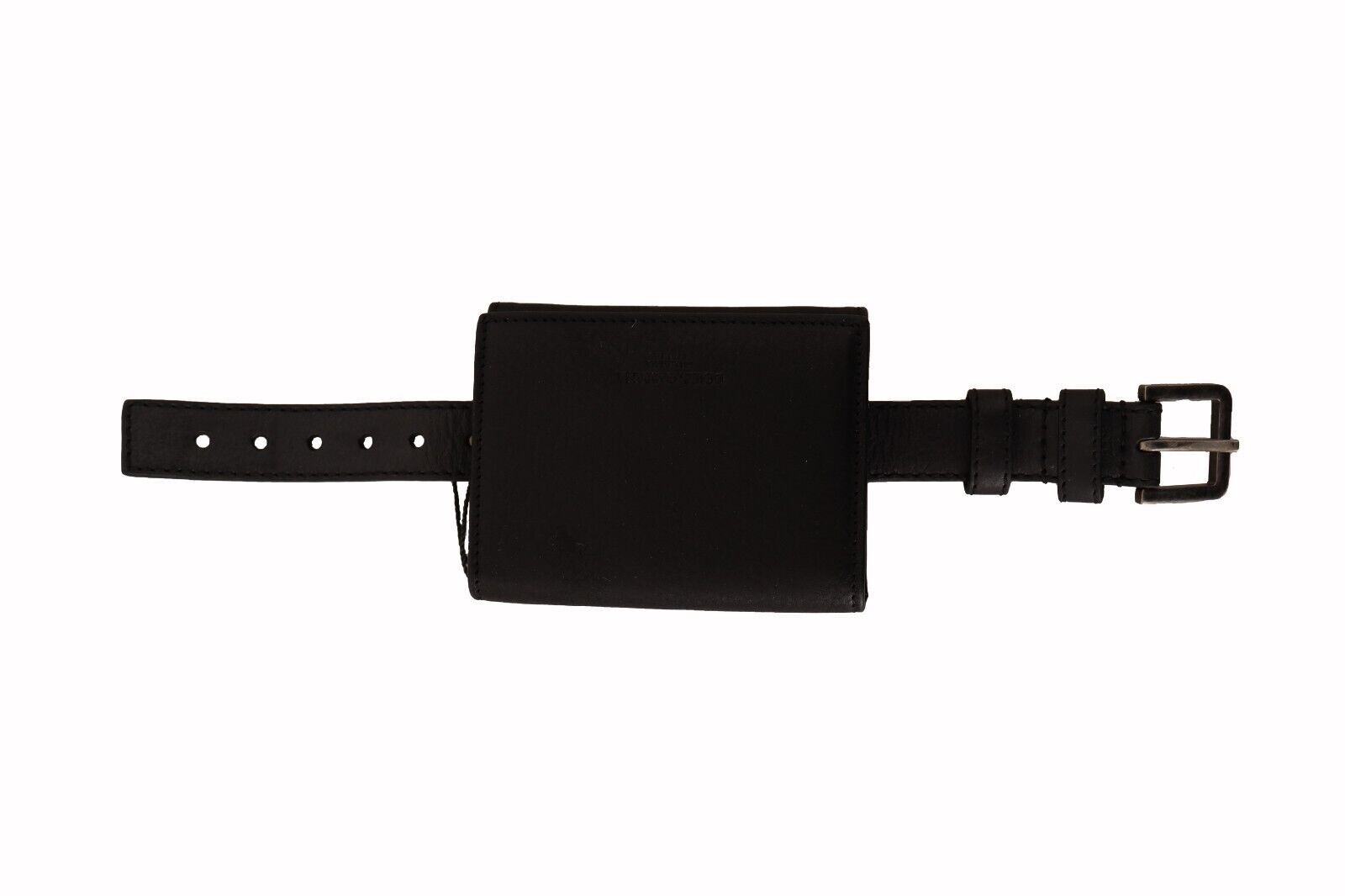 Elegant Black Leather Trifold Multi Kit