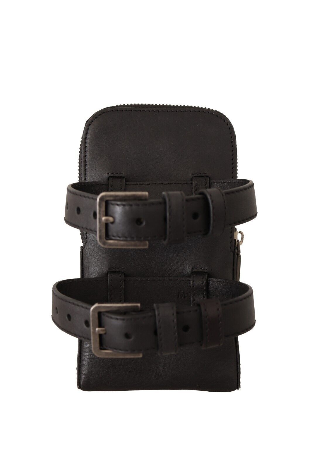 Elegant Black Leather Double-Strap Multi Kit