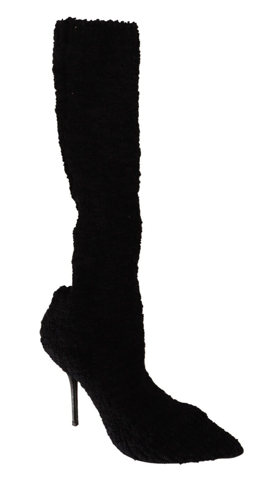 Chic Black Stretch Sock Boots