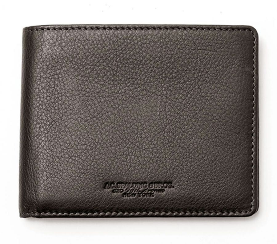 Elegant Dark Brown Horizontal Wallet with RFID