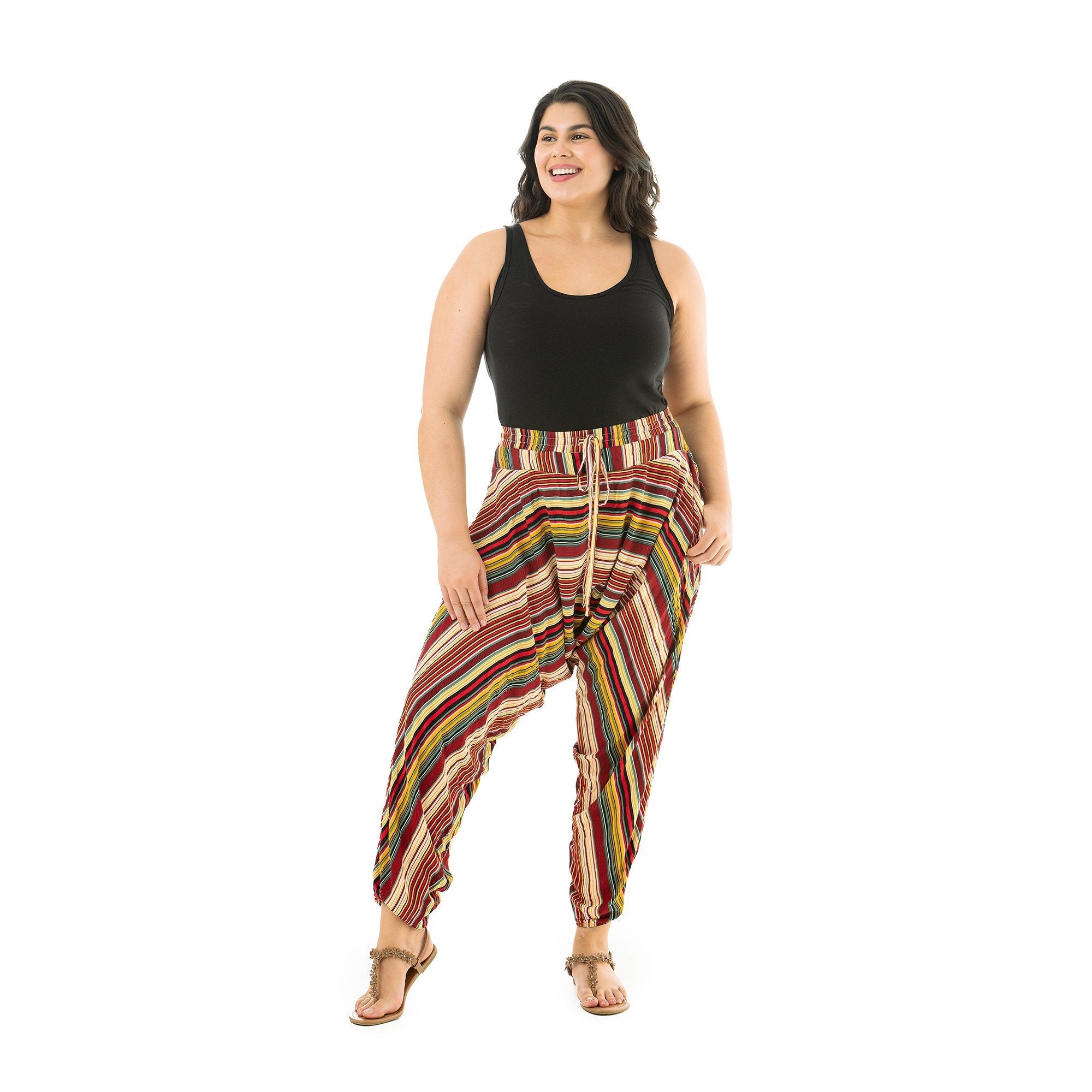 Buy Stripe Savannah Harem Pants by Buddha Pants® by Buddha Pants®