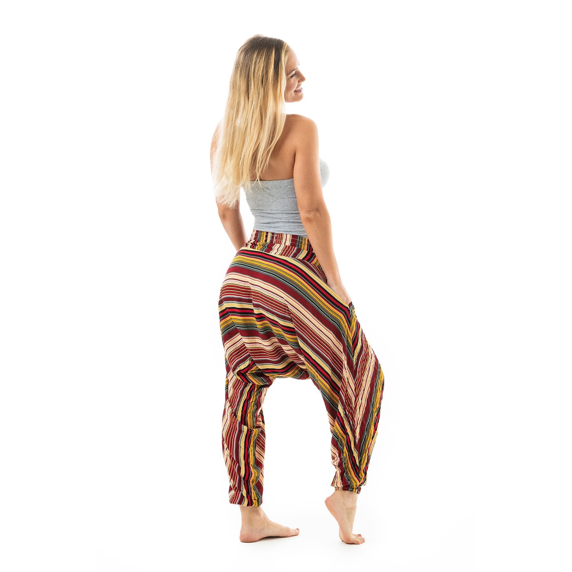 Buy Stripe Savannah Harem Pants by Buddha Pants® by Buddha Pants®