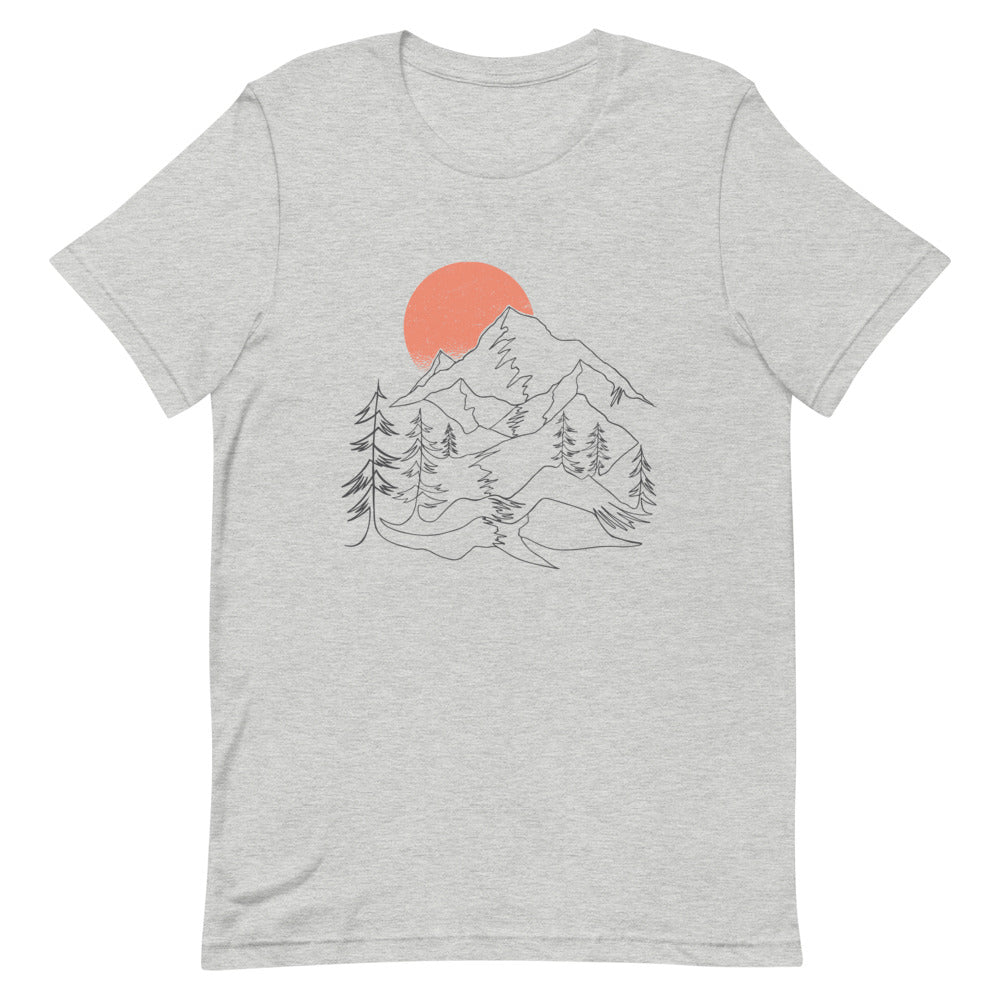 Buy Lineart Landscape T-shirt by Faz